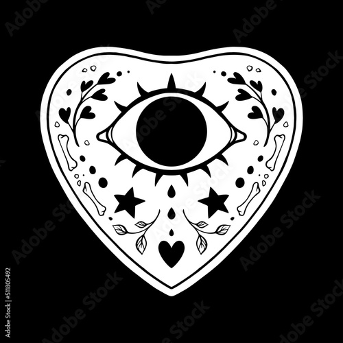 Ouija Planchette Board