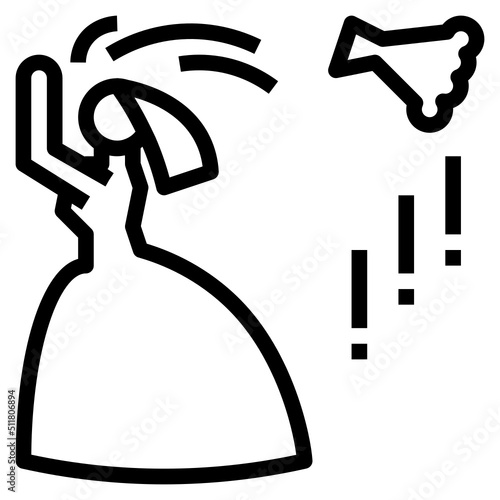 Bouquet toss Icon