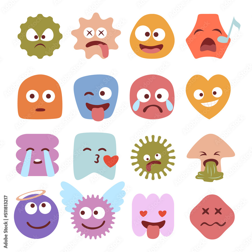 Abstract shape expression. chunky Hippie Retro hippie stickers, psychedelic groovy set bundle elements. Cute vintage icons Sticker Label in 70s, 80s, 90s style. emoticon emoji face design templates. Abstract shape expression. chunky Hippie Retro hippie stickers, psychedelic groovy set bundle elements. Cute vintage icons Sticker Label in 70s, 80s, 90s style. emoticon emoji face design templates.
