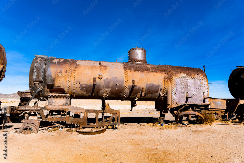 Train Cemetery, Train Cemetery, Uyuni, Southern Altiplano, Potosi Department, Bolivia, Latin America Train Cemetery, Train Cemetery, Uyuni, Southern Altiplano, Potosi Department, Bolivia, Latin America