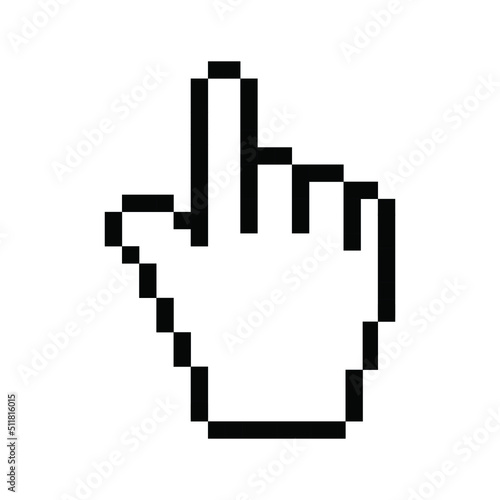 Pixel cursor hand