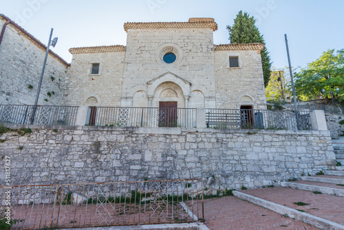 San Bartolomeo church, Campobasso city in Molise photo