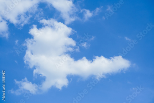 blue sky with clouds