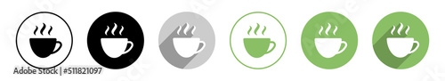 Tasse Tee Vektor Icons