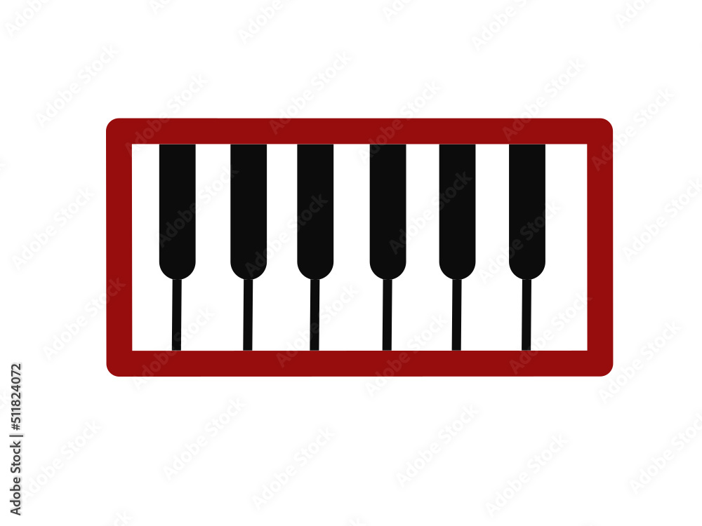 piano icon vector with trendy design piano icon vector with trendy design