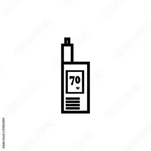 Vapor vaporizer logo template vector illustration
