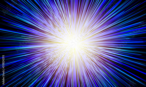 集中線のサイバー場雰囲気の背景素材3