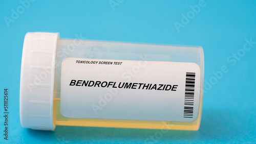 Bendroflumethiazide. Bendroflumethiazide toxicology screen urine tests for doping and drugs