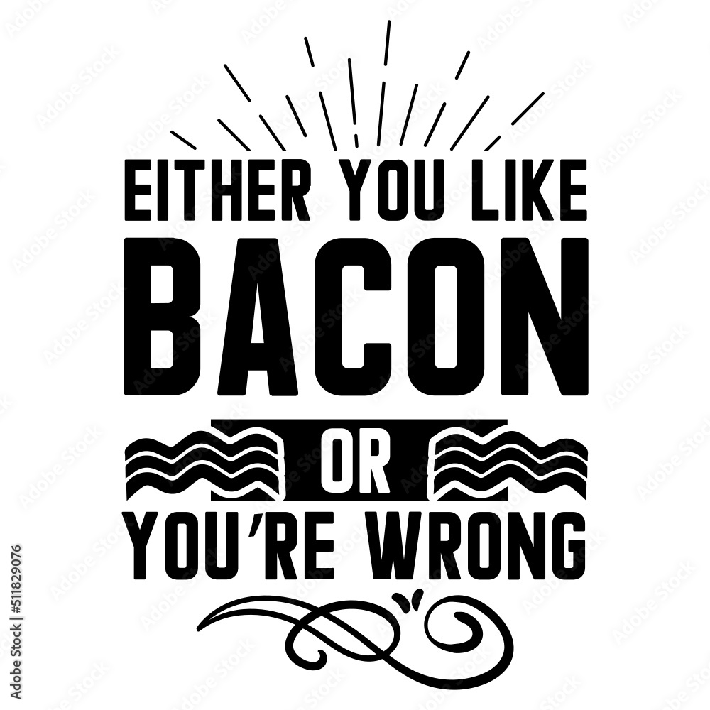 Bacon svg design