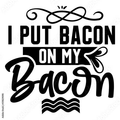 Bacon svg design