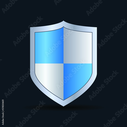 Free Download Shield emoji vector illustration isolated on background. 3d illustration. - GFXLoad