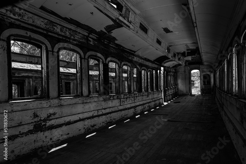 old abandoned train