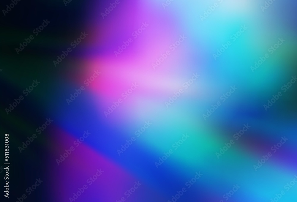 Dark Pink, Blue vector blurred bright texture.