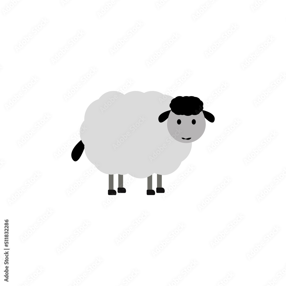 Obraz premium sheep vector element illustration design