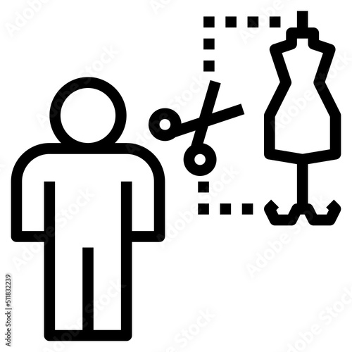 Tailor, dressmaker, fabric, designer, sewing
