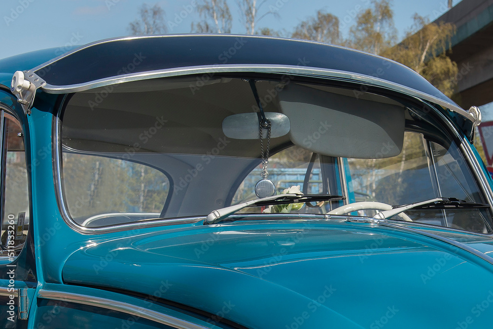 Obraz premium Oldtimer, Sonnenblende, Sonnenschutz