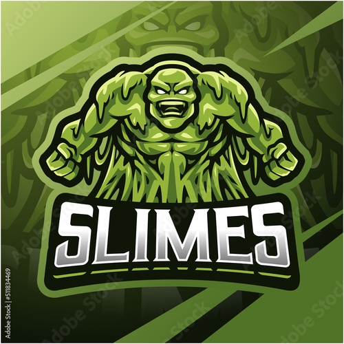 The slimes esport mascot logo