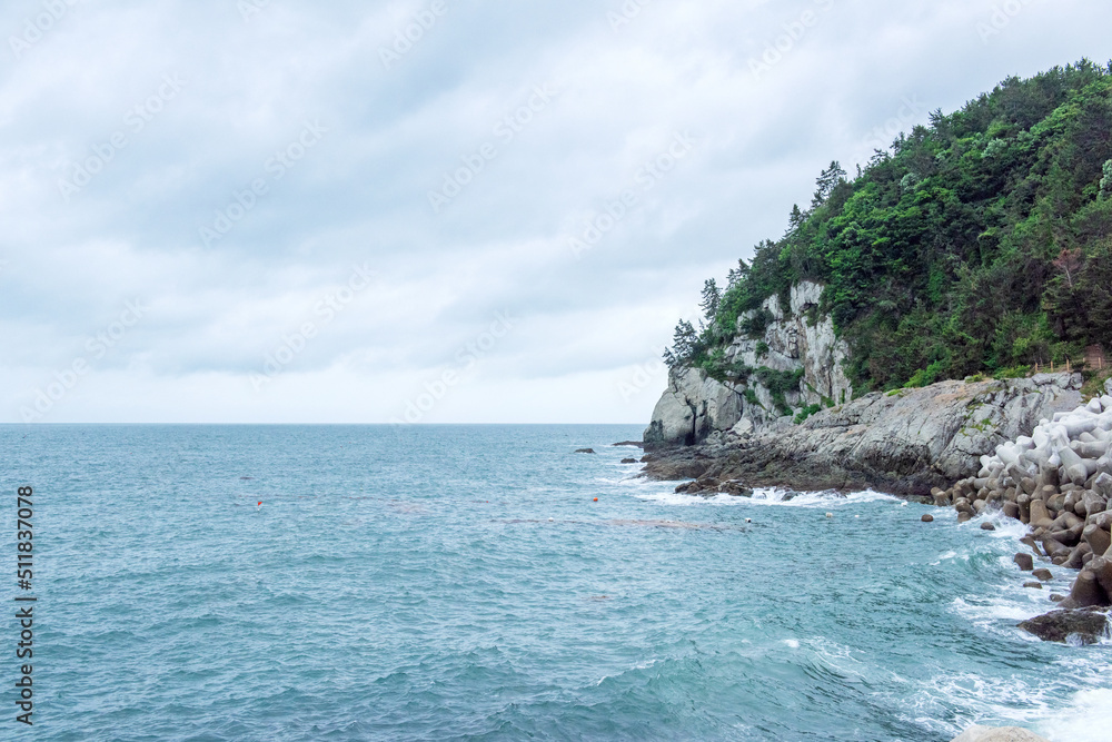 Fototapeta premium The beautiful landscape of sea.