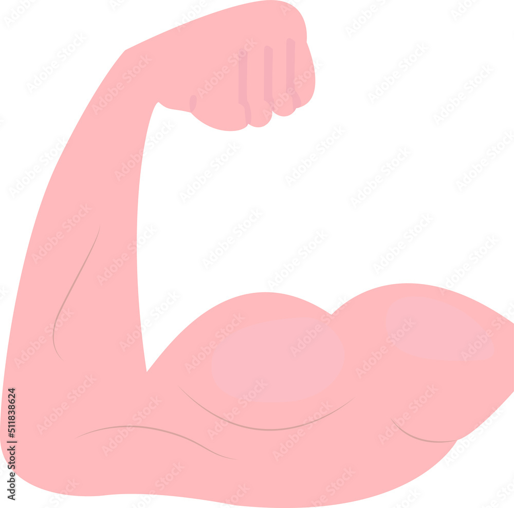 human hand-arm. vector illustration on white background