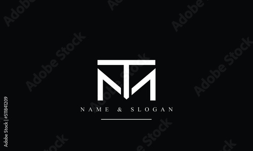TM, MT, T, M abstract letters logo monogram