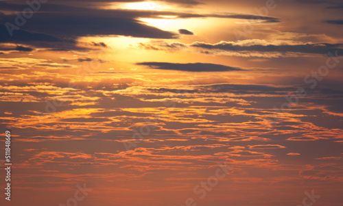 Schöner Himmel, Sonnenuntergang © santosha57