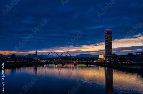 Nightscape of Daejeon City 