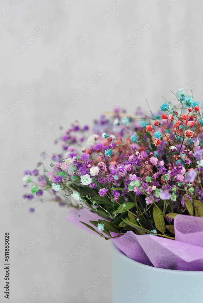 beautiful colorful bouquet of flowers