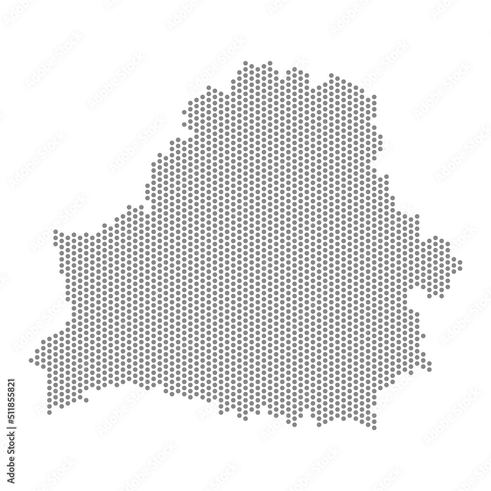 vector illustration of dotted map of Belarus vector illustration of dotted map of Belarus
