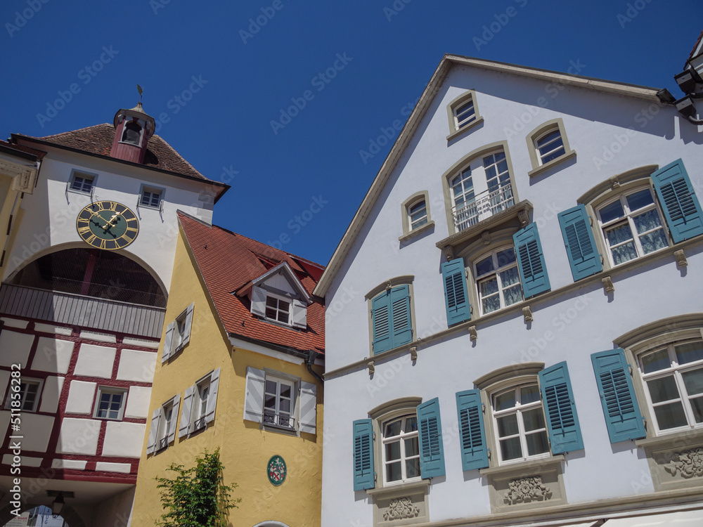 Naklejka premium Die Altstadt von Meersburg am Bodensee