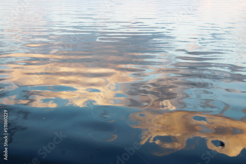 Wallpaper Mural clouds are reflected in the water of the river Torontodigital.ca