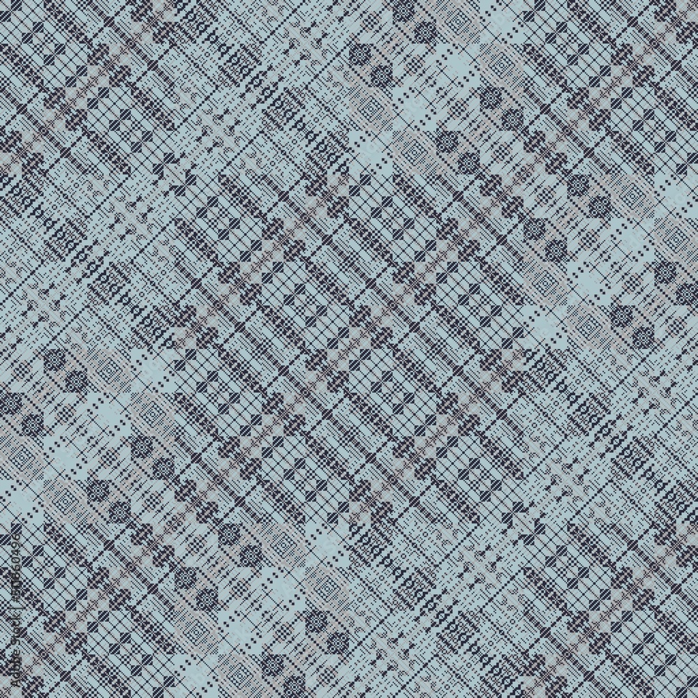 Obraz premium Abstract fabric pattern with light blue color background