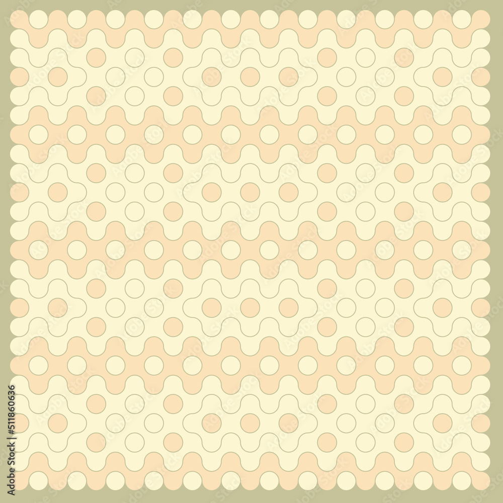 Multicolor truchet tiling connections illustration Multicolor truchet tiling connections illustration
