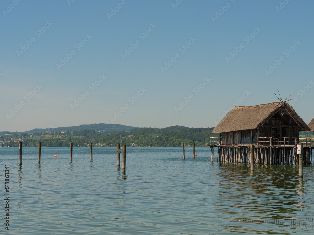 Uhldingen am Bodensee im Sommer