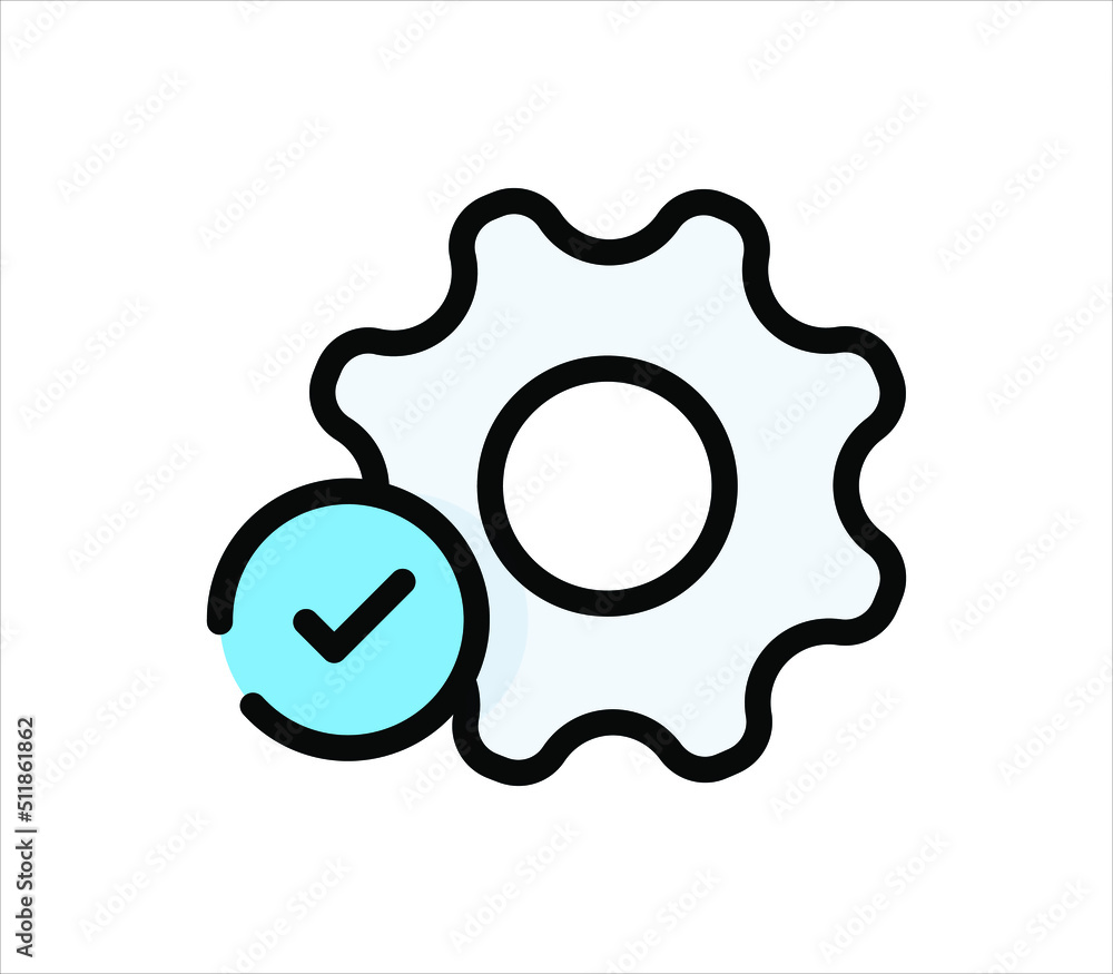 Setting icon vector, Tools, Cog, Gear Sign Isolated on white background. Help options account concept. Trendy Flat style for graphic design, logo, Web site, social media, UI, mobile app, EPS10 Setting icon vector, Tools, Cog, Gear Sign Isolated on white background. Help options account concept. Trendy Flat style for graphic design, logo, Web site, social media, UI, mobile app, EPS10