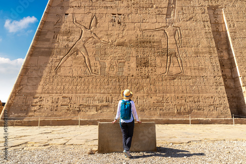 Medinet Habu temple in Luxor photo