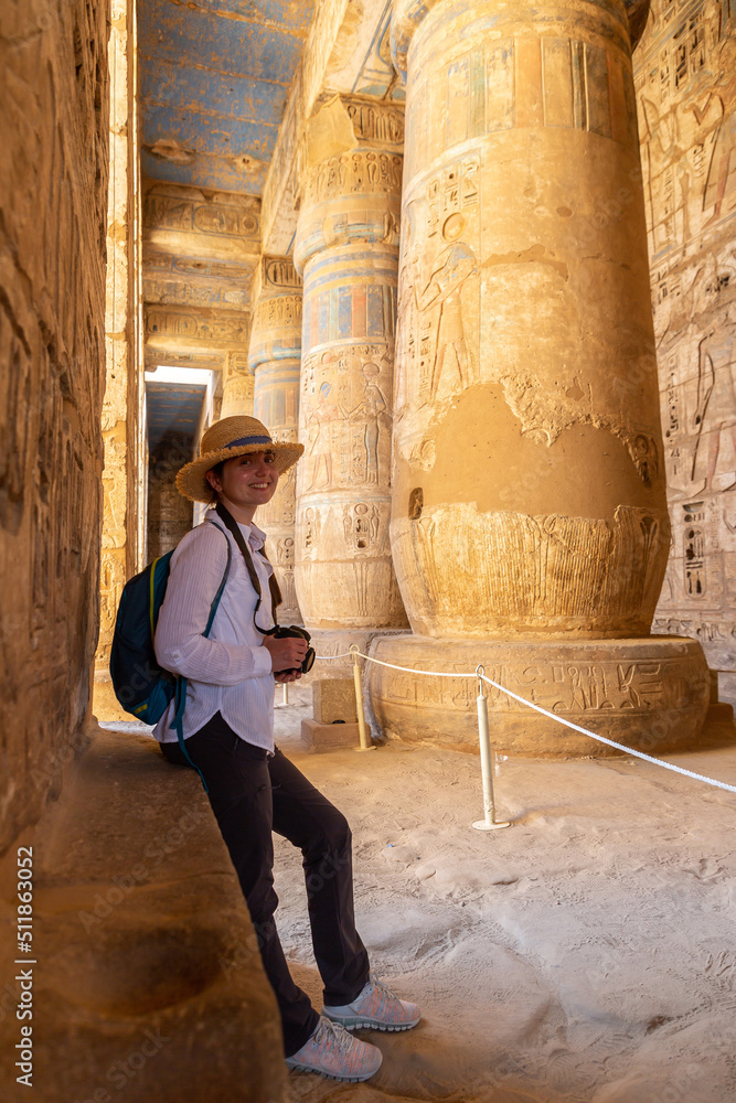 Medinet Habu temple in Luxor