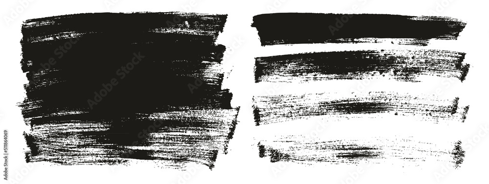 Flat Paint Brush Thin Long Background Mix High Detail Abstract Vector Background Mix Set Flat Paint Brush Thin Long Background Mix High Detail Abstract Vector Background Mix Set