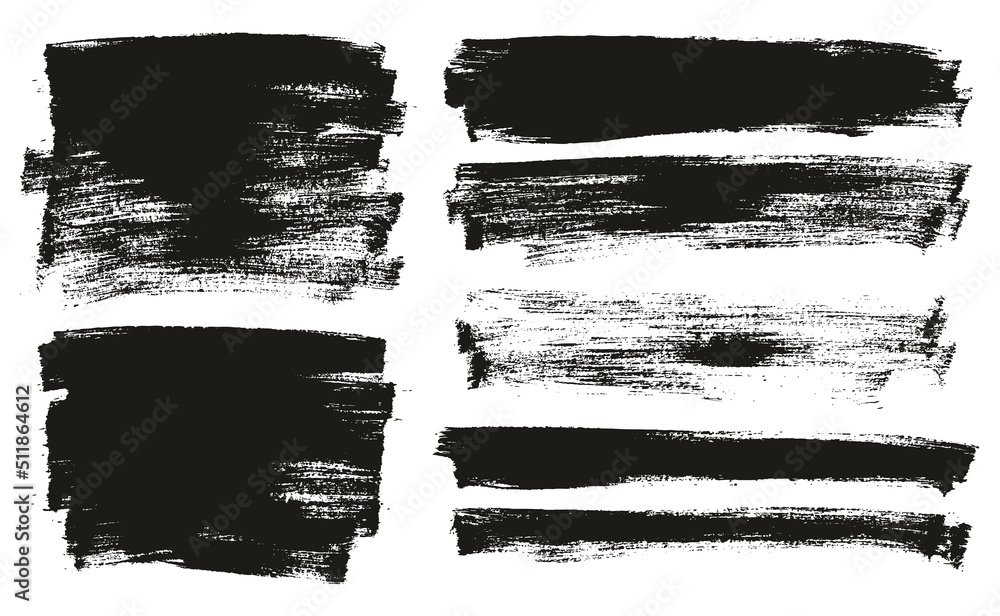 Flat Paint Brush Thin Long Background Mix High Detail Abstract Vector Background Mix Set Flat Paint Brush Thin Long Background Mix High Detail Abstract Vector Background Mix Set