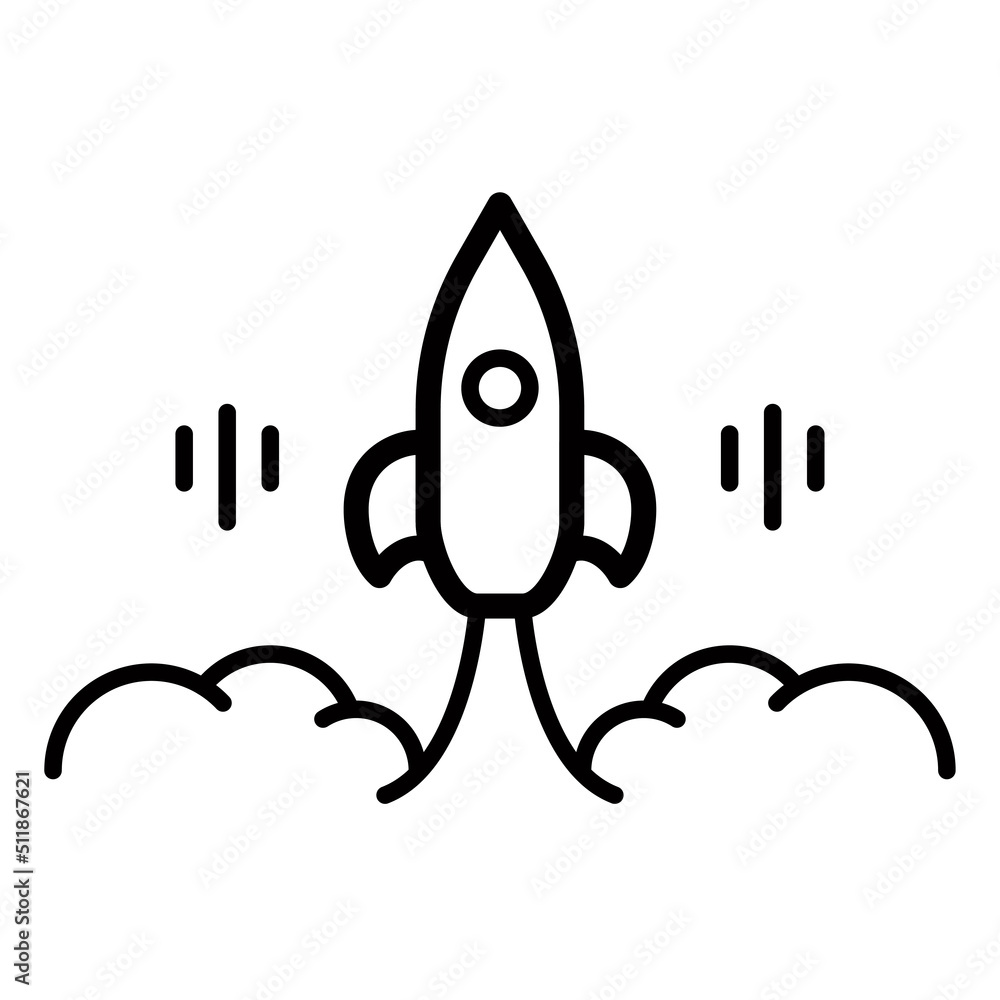 launch icon vector design trendy launch icon vector design trendy