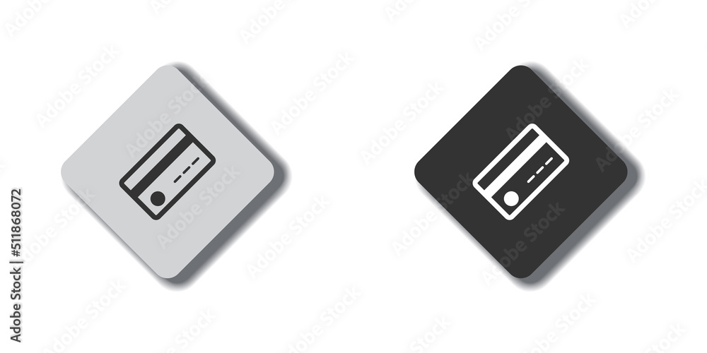 Credit card Icon. Debit payment icon. Vector illustration. Credit card Icon. Debit payment icon. Vector illustration.
