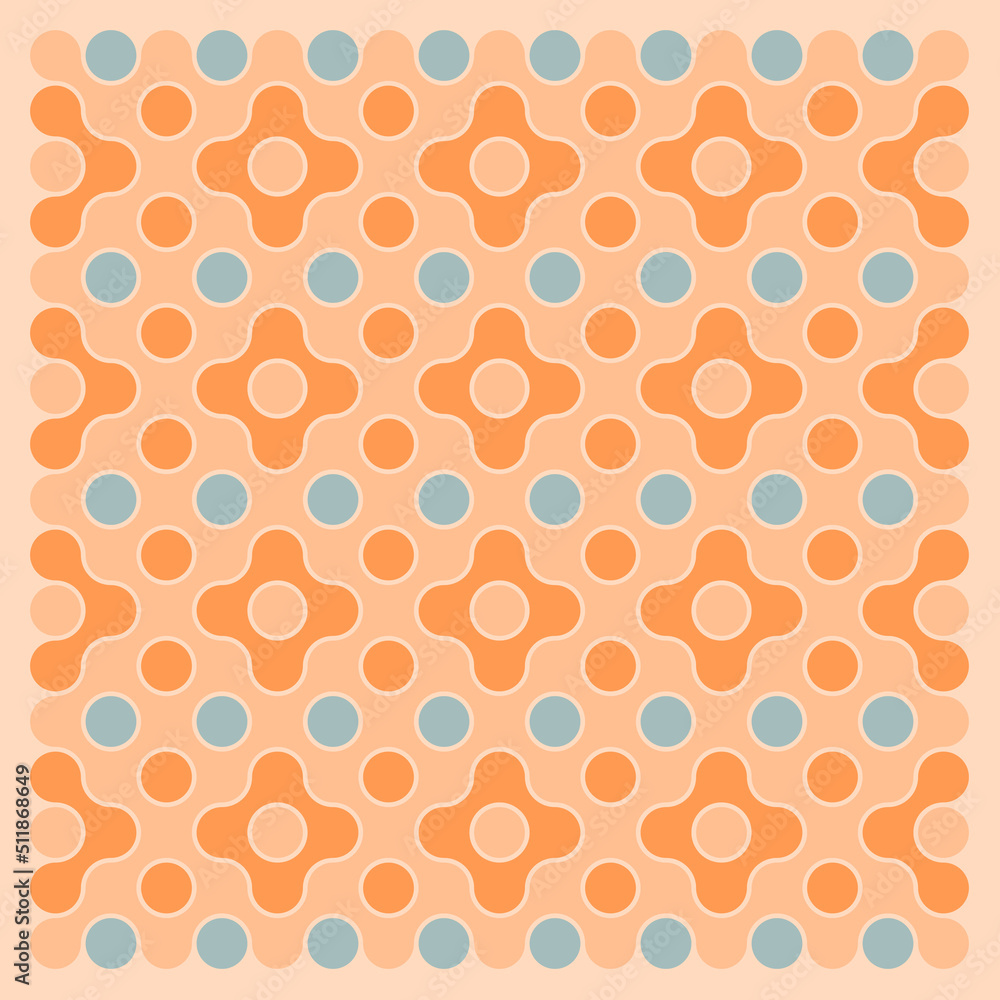 Multicolor truchet tiling connections illustration Multicolor truchet tiling connections illustration