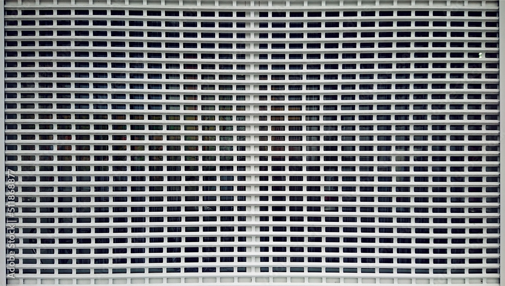 gray metal lattice window background gray metal lattice window background