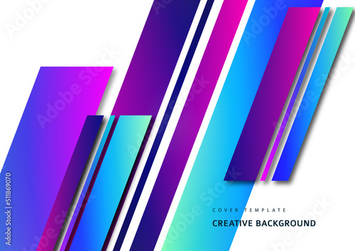 Inclined stripes and lines. Template for business presentations, app covers and website designs. Vector