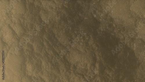 View of the 3d rendering realistic planet mars surface from space.
