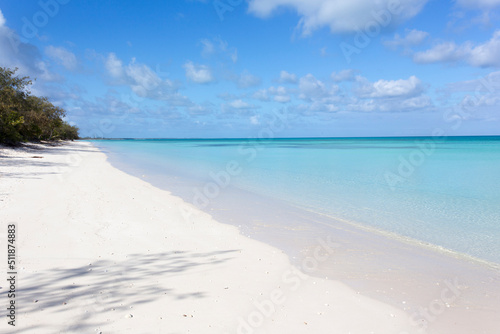 View of Ouvea sand beach photo