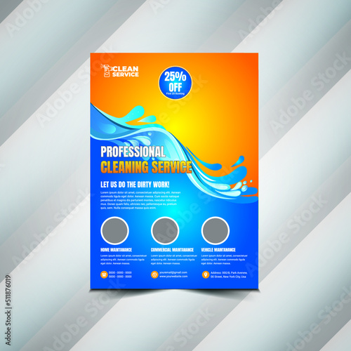Cleaning Service Flyer Template
