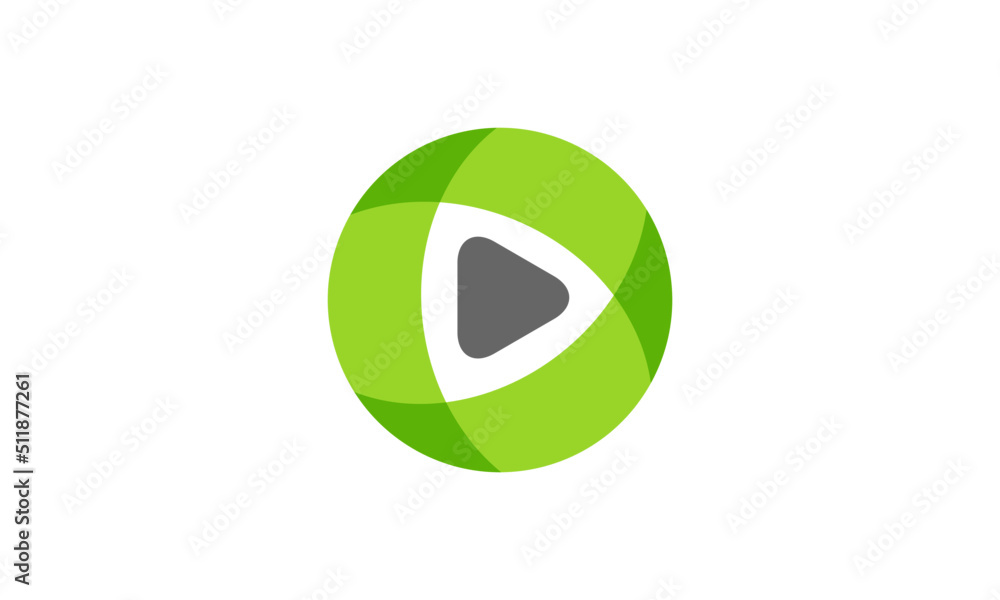 Media and play symbol logo design, Digital Video Logo Design Template, Vector Illustration on a White Background Media and play symbol logo design, Digital Video Logo Design Template, Vector Illustration on a White Background