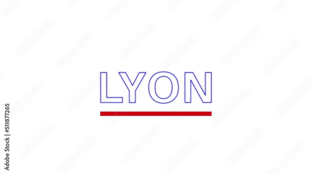 Town France Lyon Animation Title Typography Motion Town France Lyon Animation Title Typography Motion