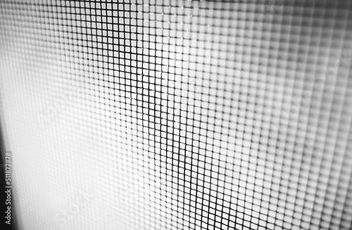 Detailed black and white netting texture background © spacedrone808