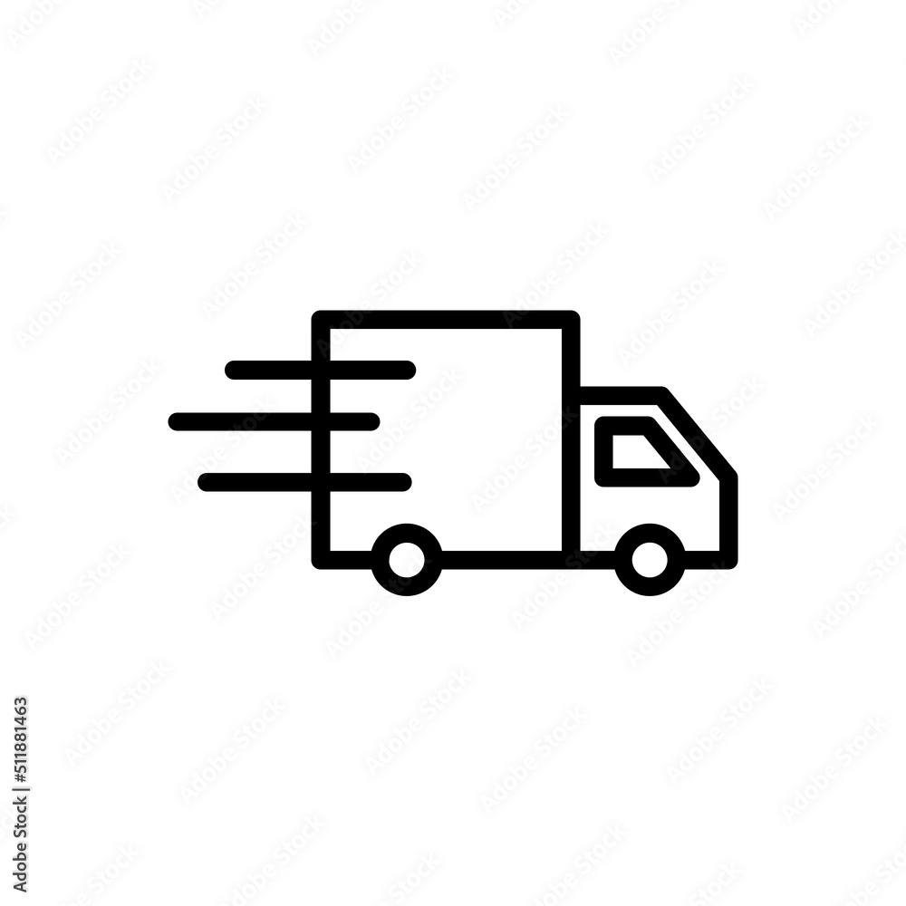 van delivery icon flat style trendy stylist simple van delivery icon flat style trendy stylist simple